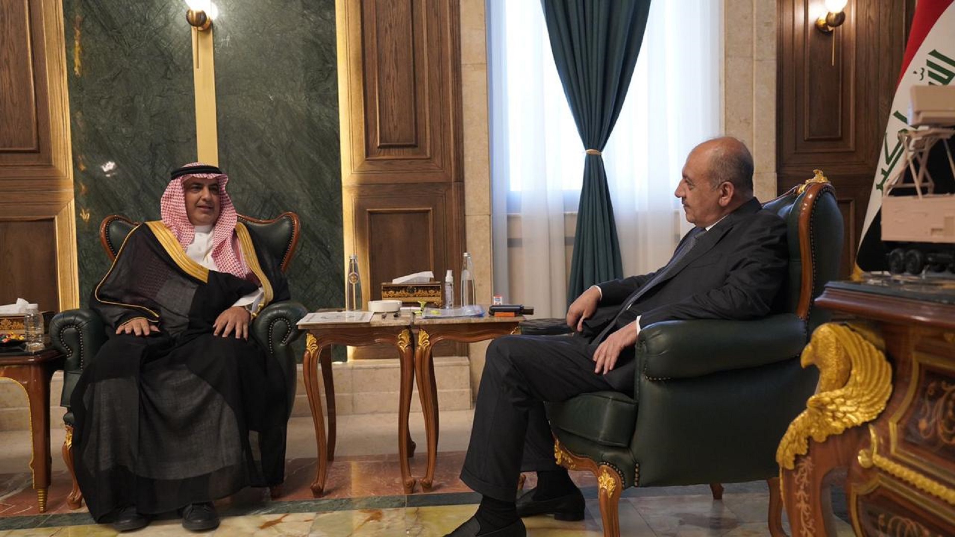 العباسي يستقبل سفيري السعودية وقطر